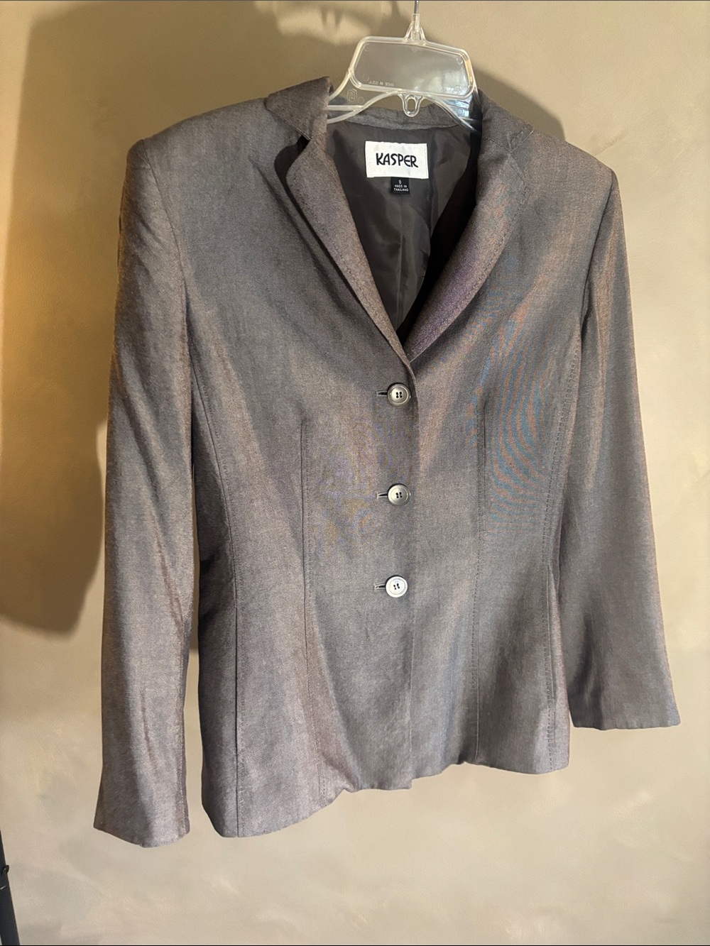 Kasper Women's Gray-Brown Tailored Blazer